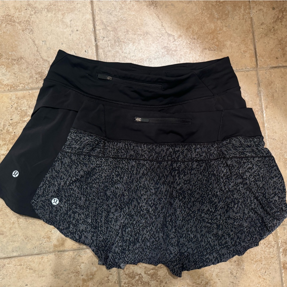 lululemon athletica tennis skirt set